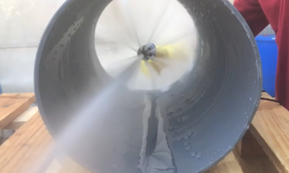 DESTAPE DE TUBERÍAS CON MÁQUINA DE AGUA A PRESIÓN