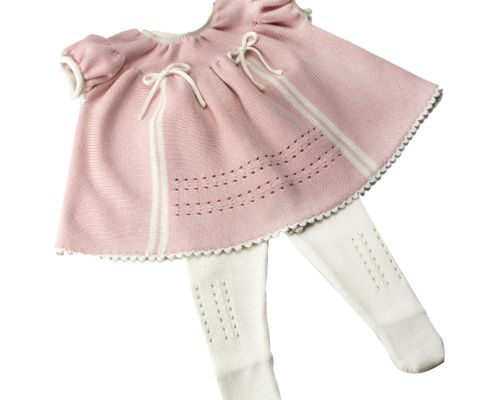 Bata con media pantalón Encanto Pastel