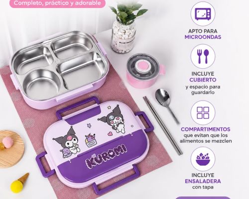 PORTA COMIDAS EN ACERO INOXIDABLE