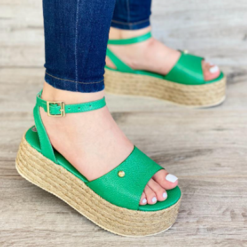 Plataformas en cuero