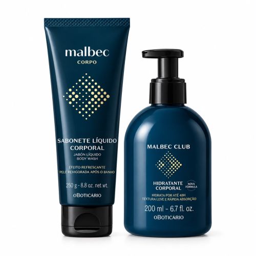 KIT DE CUIDADO CORPORAL MALBEC | HOMBRE