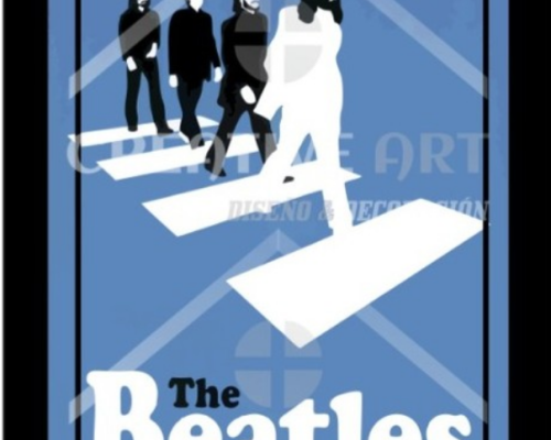 Cuadro The Beatles En Formato De 70 X 100 El Precio Varia De Acuerdo Al Tamaño.