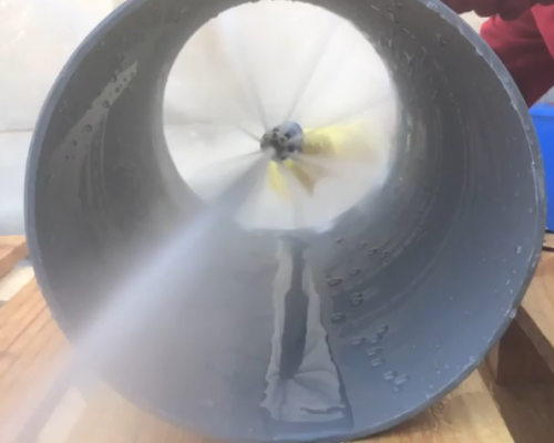 DESTAPE DE TUBERÍAS CON MÁQUINA DE AGUA A PRESIÓN