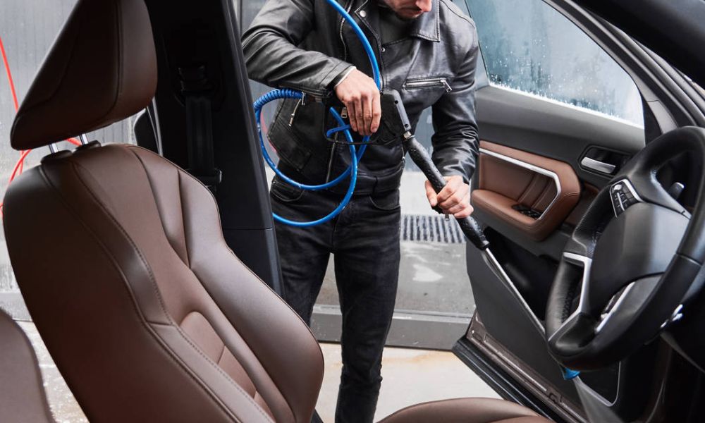 Limpieza tapicería de vehículo