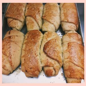 Pan a base de avena con arándanos, semillas de Chía y ajonjolí