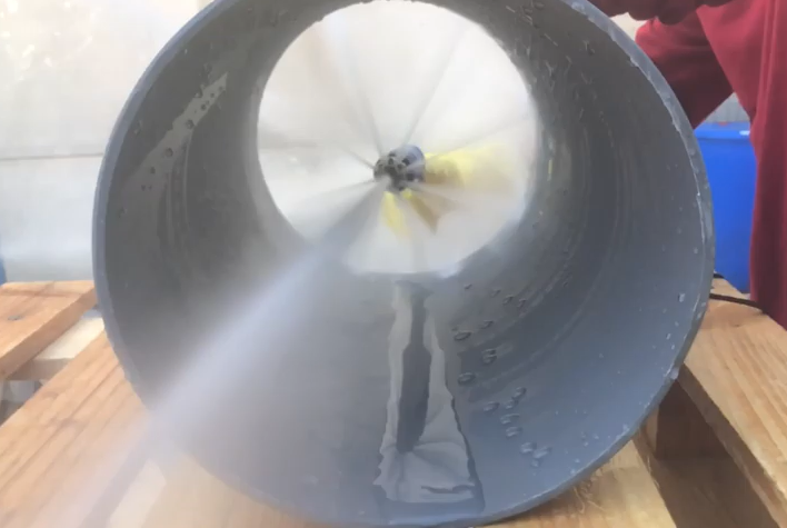 DESTAPE DE TUBERÍAS CON MÁQUINA DE AGUA A PRESIÓN