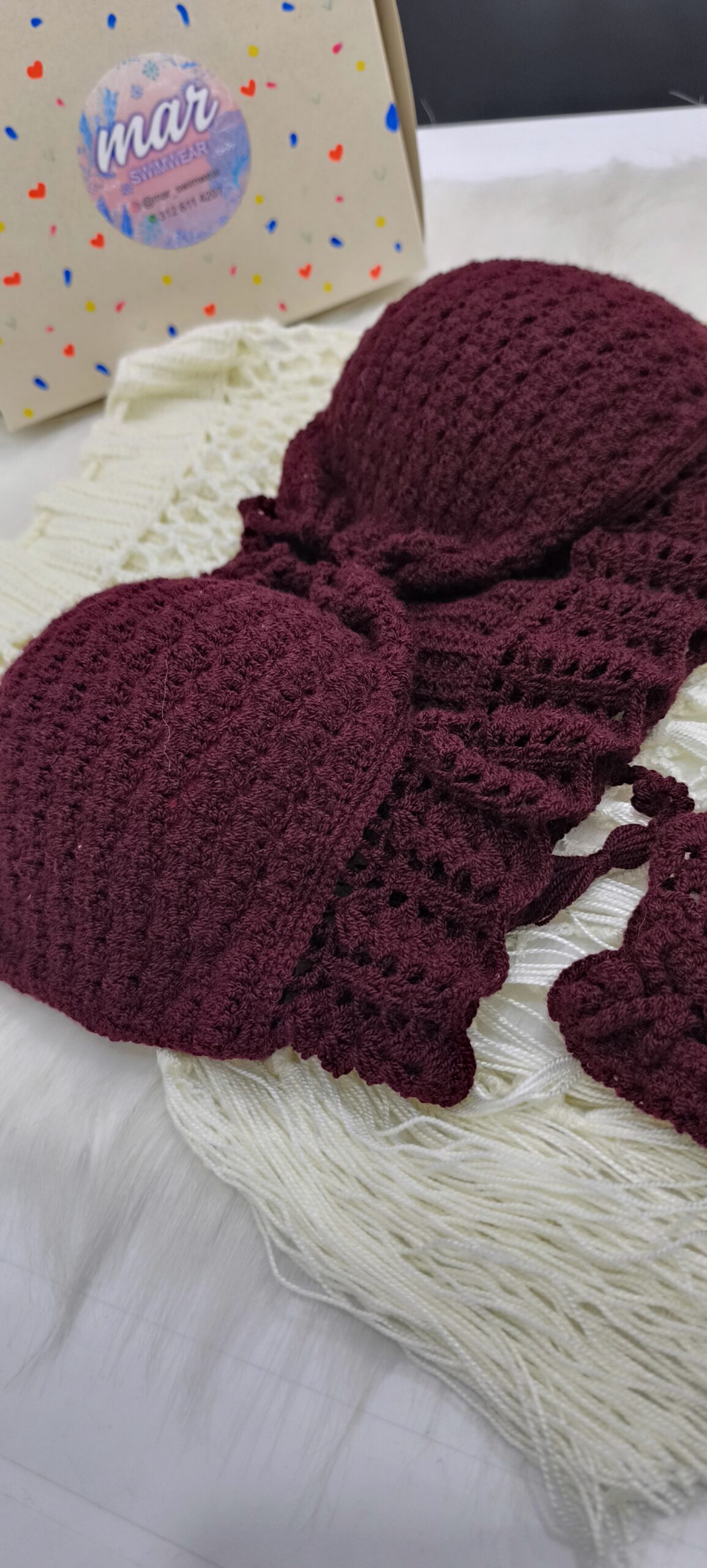 Vestidos De Baño Tejidos En Técnica De Crochet - Imagen 2