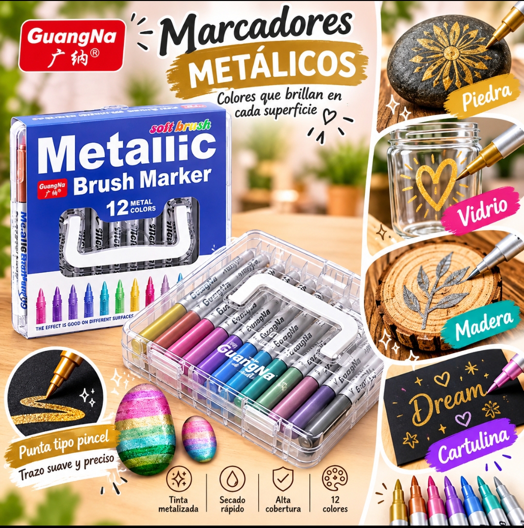 MARCADORES METÁLIZADOS