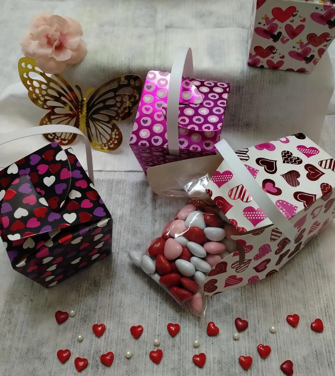 CANASTA DE CORAZONES