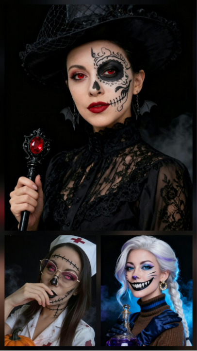 Maquillaje artístico de Halloween
