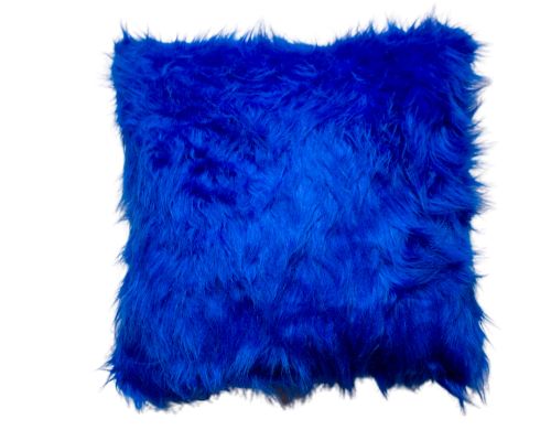 COJÍN PELUCHE PELO LARGO NATURAL