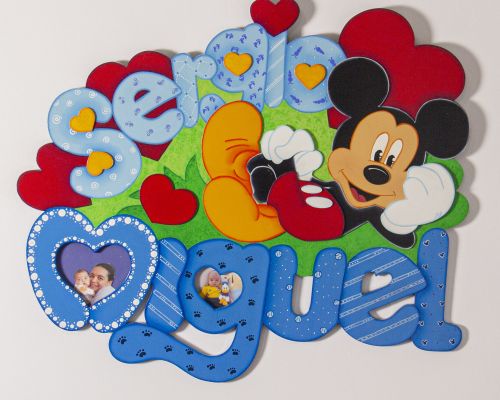 Nombres personalizados en madera