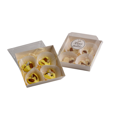 Caja de almendras cubiertas con chocolate x 4