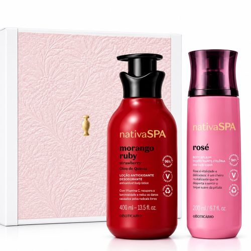 Kit Nativa Spa Fresa | Rosé