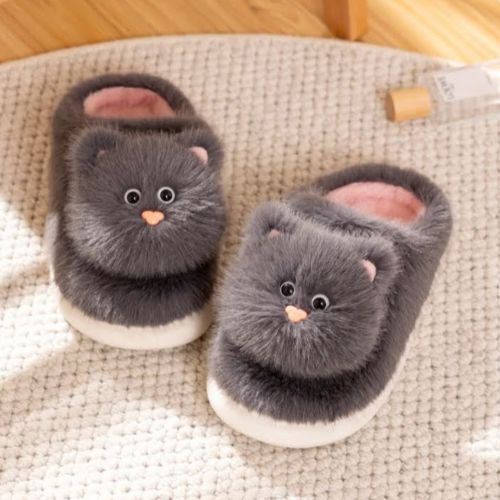 PANTUFLAS DE GATO