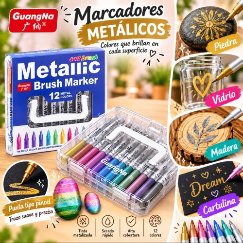 MARCADORES METÁLIZADOS