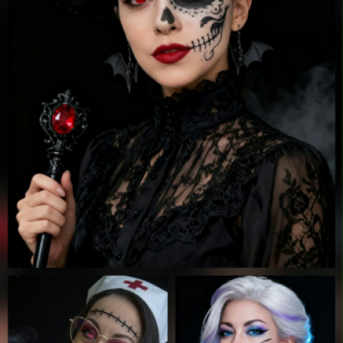 Maquillaje artístico de Halloween